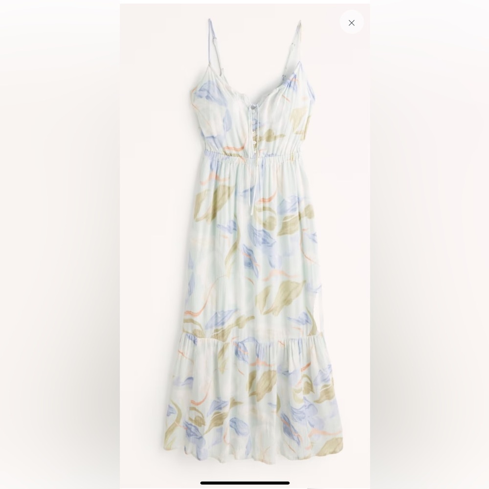 A&F Easy Waist Midaxi Dress